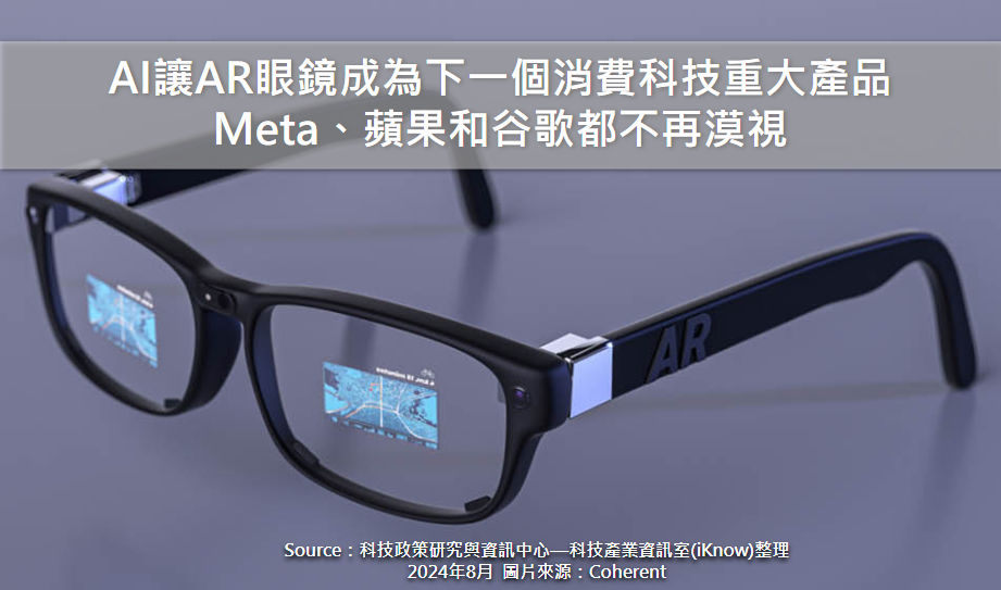 AI讓AR眼鏡成為下一個消費科技重大產品，Meta、蘋果和谷歌都不再漠視